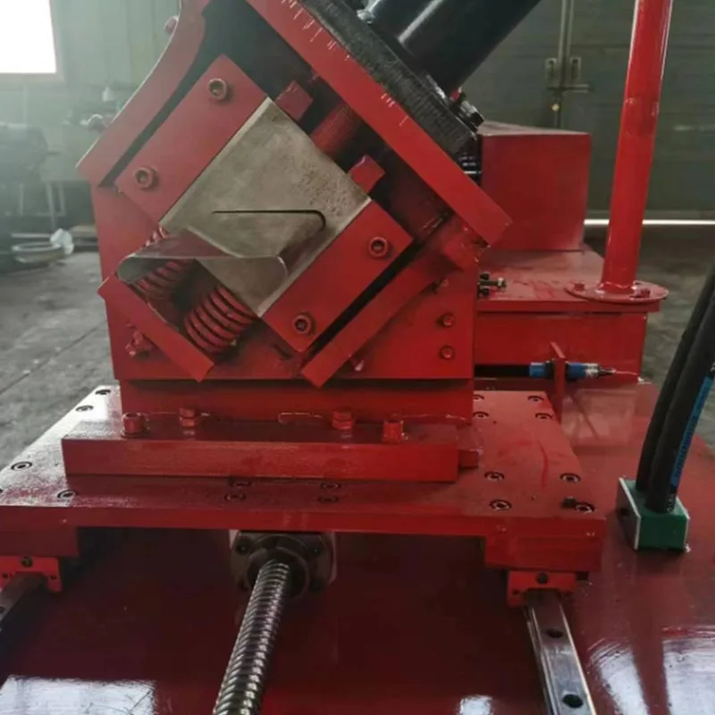Advertising Steel Gusset Plate Cold Roll Forming Machine